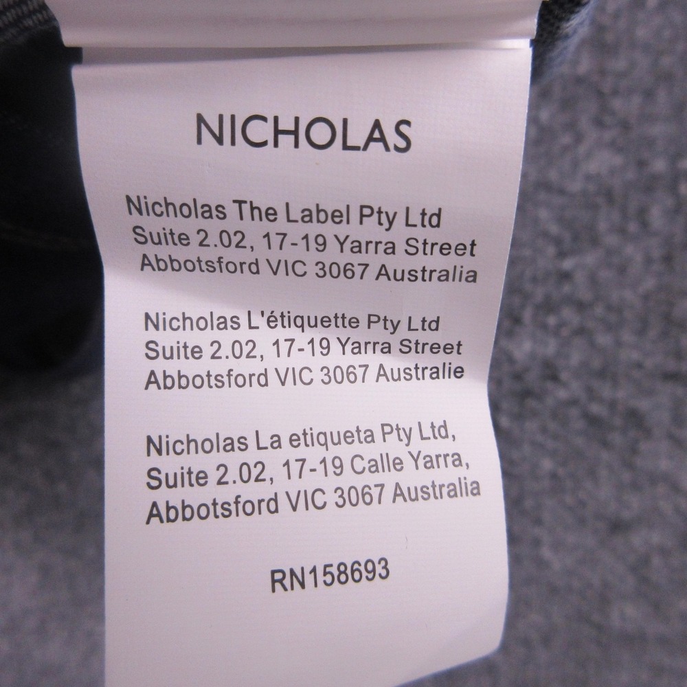 Nicholas Dress Womens 0 Blue Denim Andri Utility Apron Mini Belted Zip - Picture 10 of 12